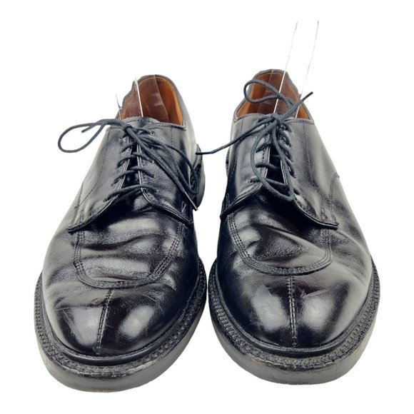 Allen Edmonds Black Leather Oxford Men Dress Shoes Split Tapered Toe Walton main image 6